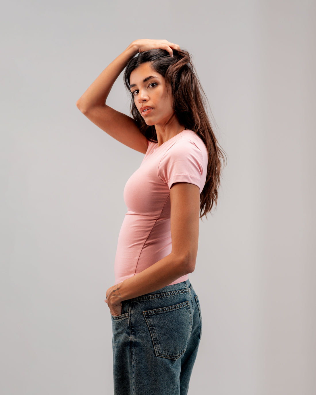 Short Sleeve Top Pink