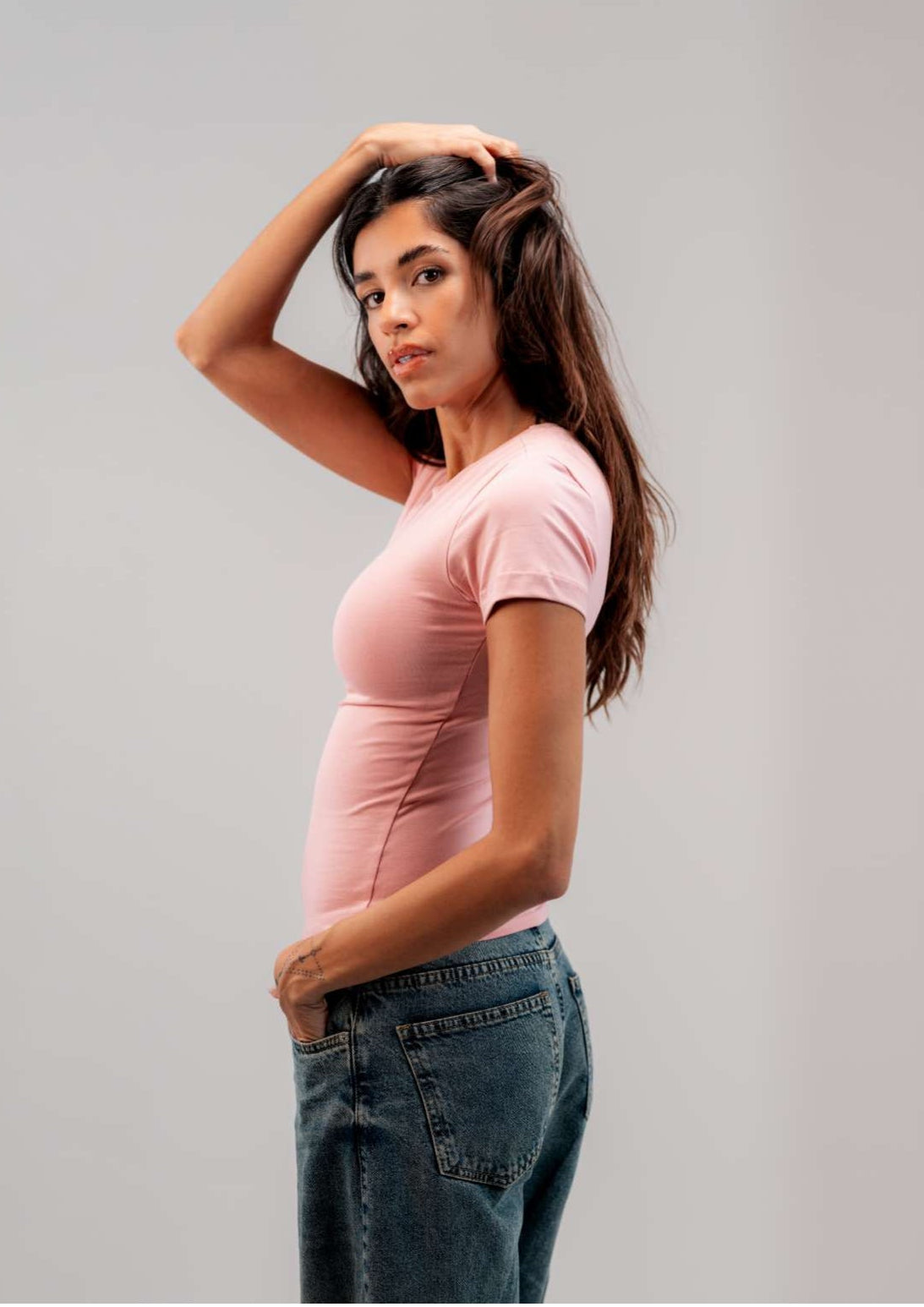 Short Sleeve Top Pink